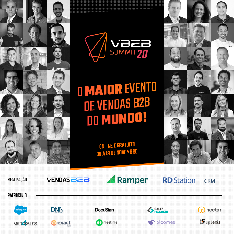 Vendas B2B Summit 2020 apresenta novas estratégias para empresas acelerarem vendas