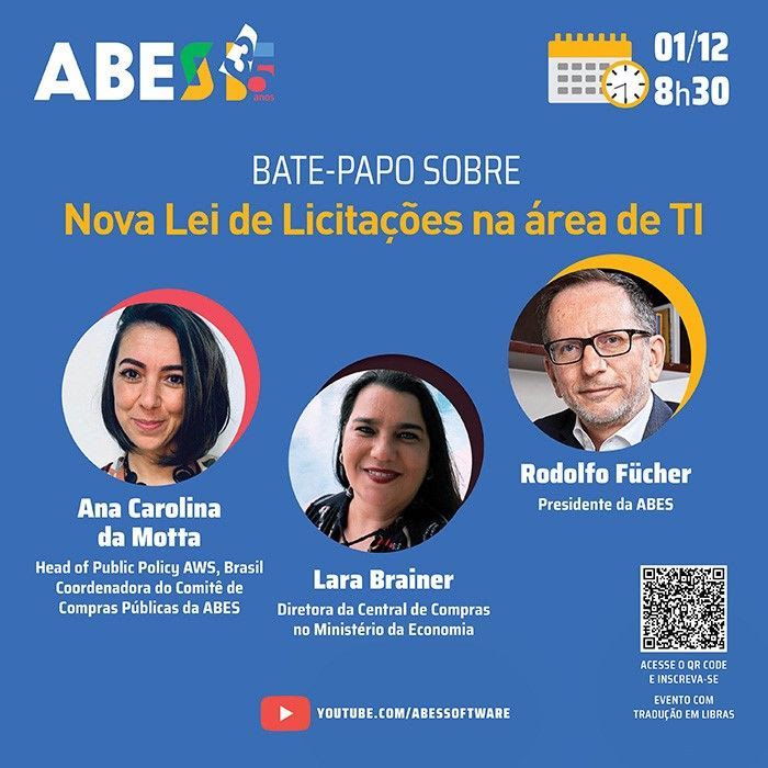 ABES promove em 01/12 encontro sobre a Nova lei de Licitações na área de TI