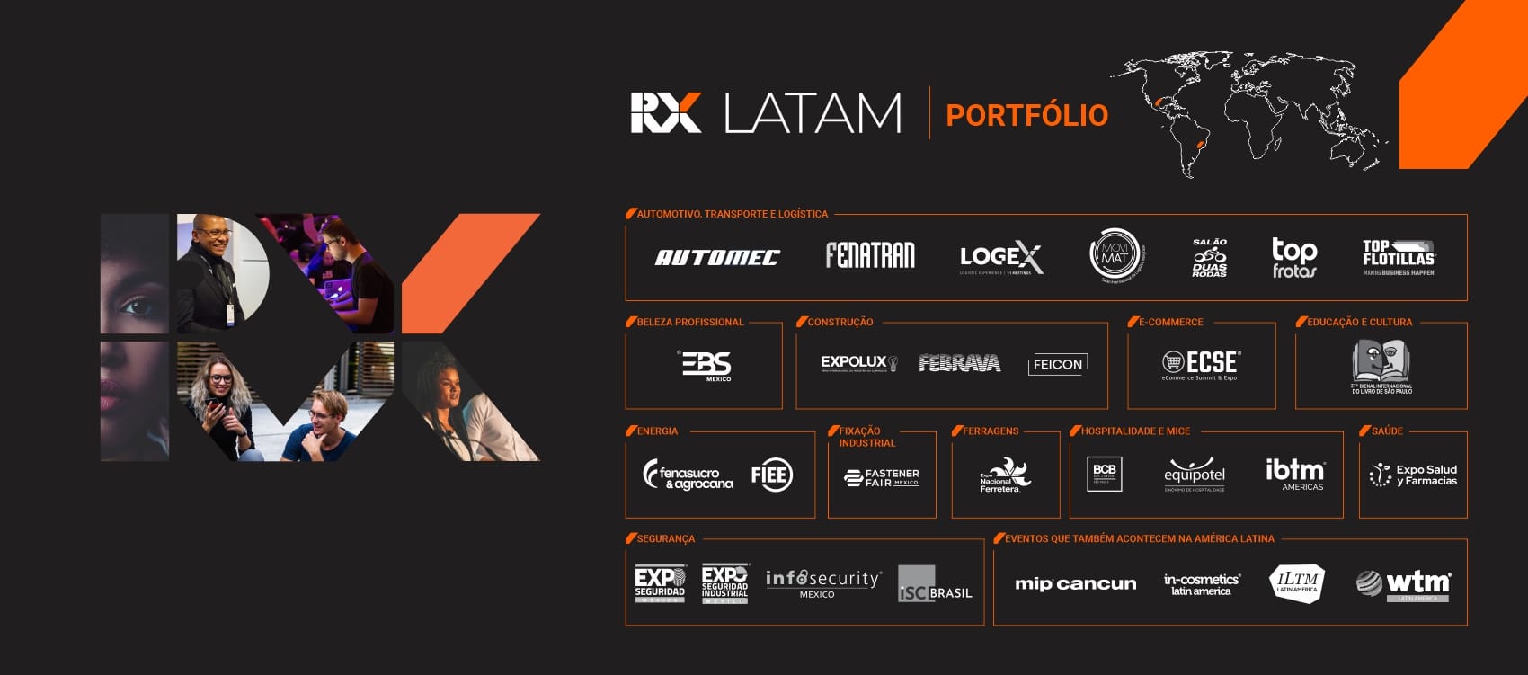 Eventos da RX batem recorde de qualificação de visitantes e geram mais de 1 milhão de conexões em 2023